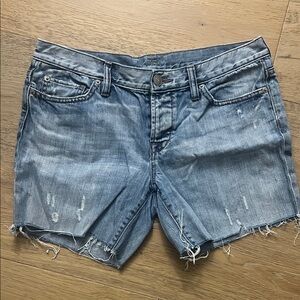 LOFT Light Blue Jean Shorts